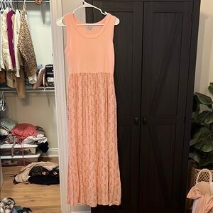 White Birch pink dress